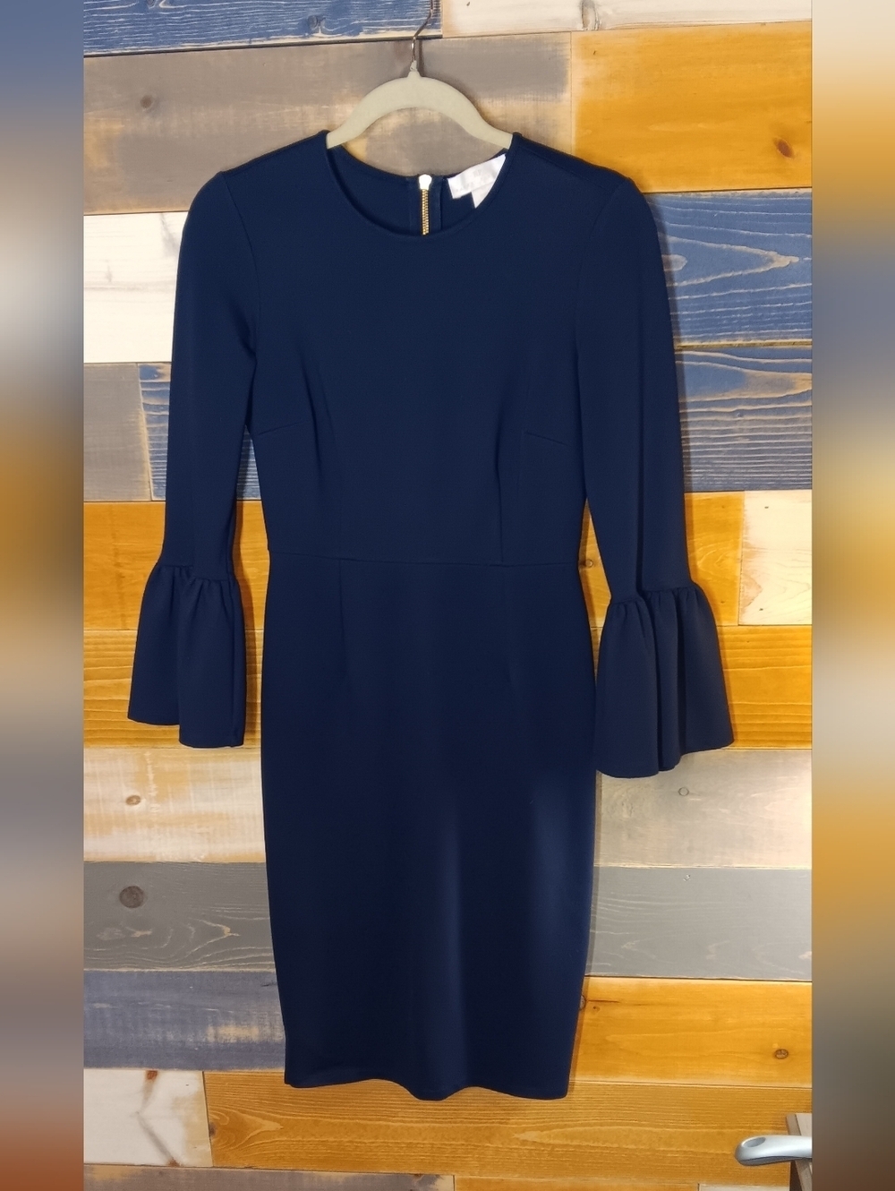 Rachel Parcell Dress XS Navy Blue Career Formal